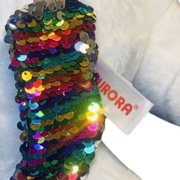 Aurora - Shimmers - 18" Shimmers Unicorn - Rainbow Plush Stuffed Animal Toy - Picture 7 of 7